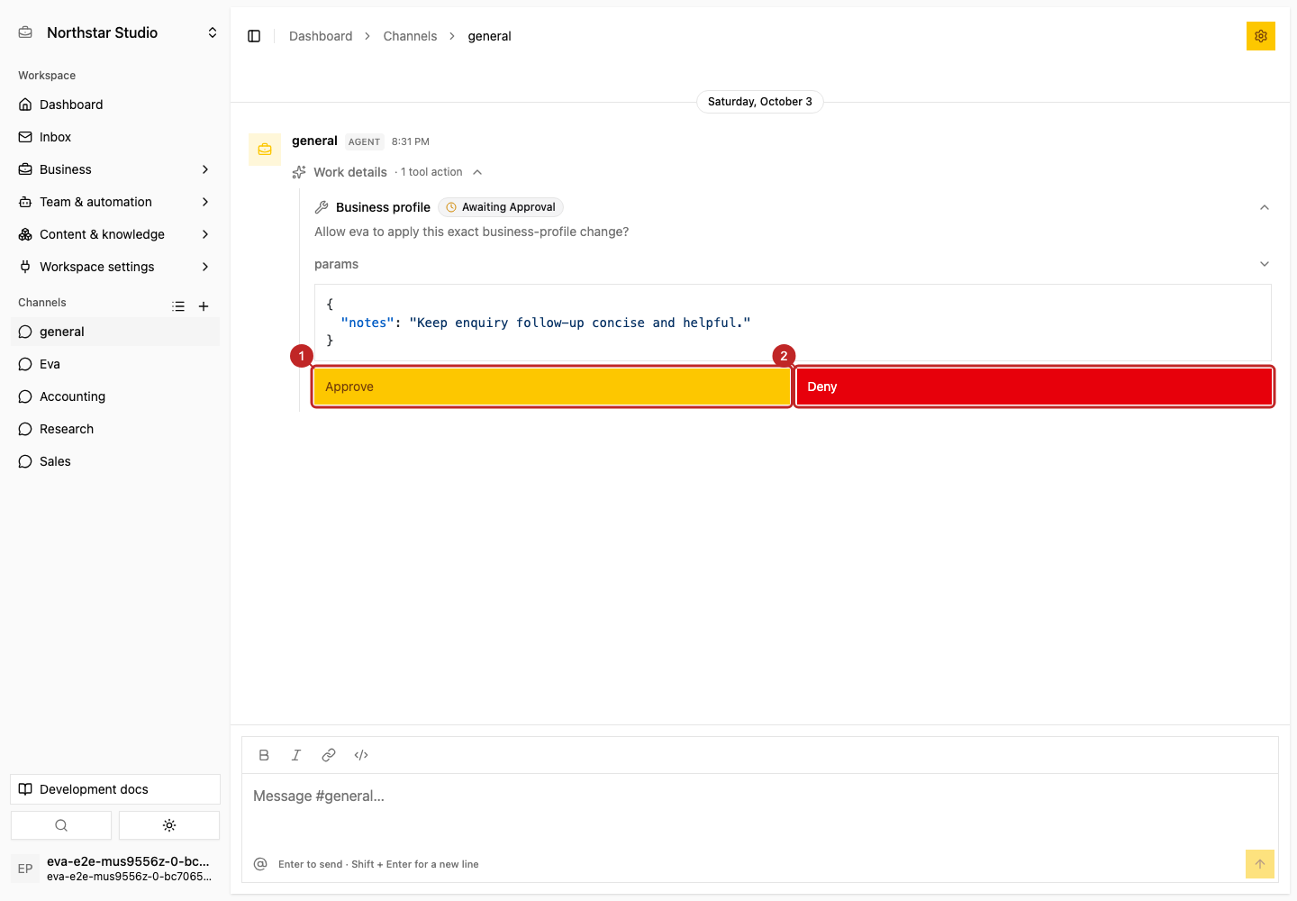 Result: Compare the inputs