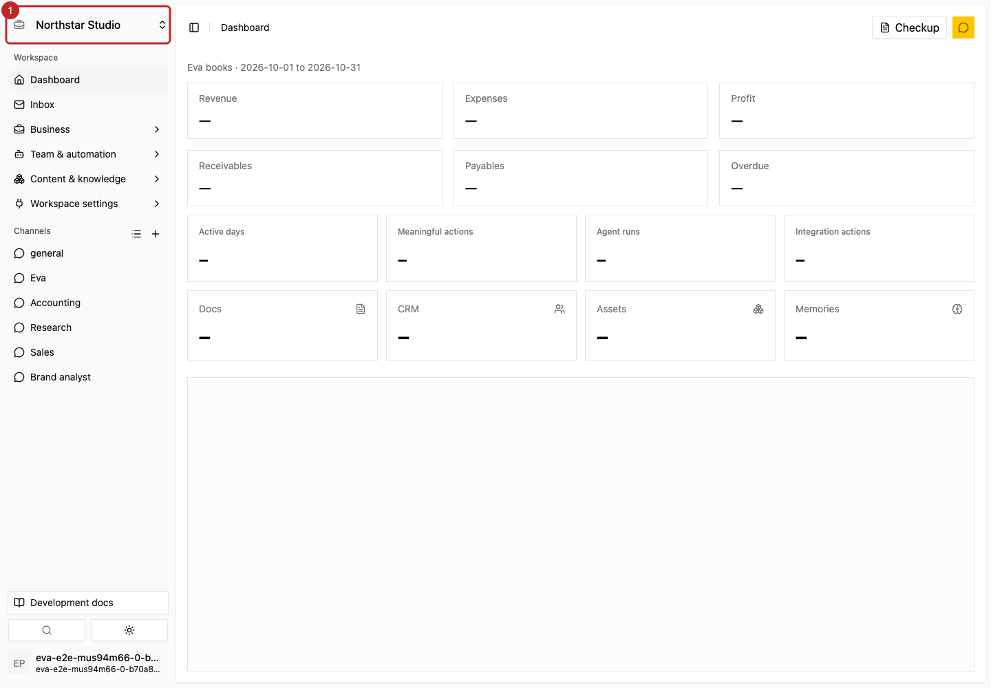 Action: Open the project menu