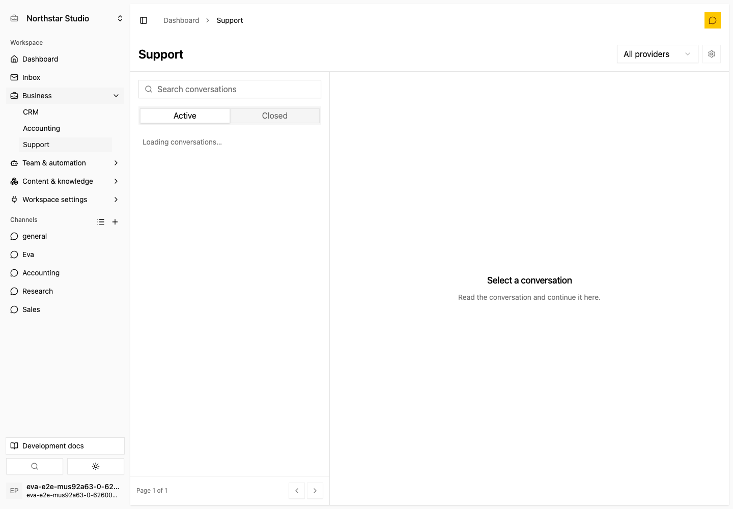 Result: Open settings